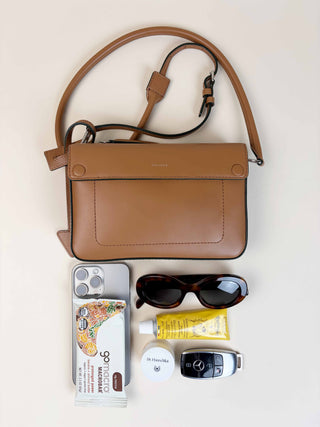 Triplo Shoulder Bag in Caramel