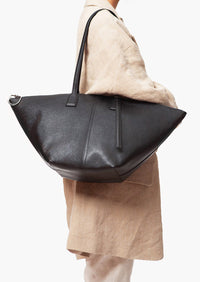 Concierge Tote: Medium Classic in Stamped Leather