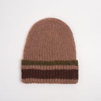 Superba Beanie in Malibu Rose with Stripe