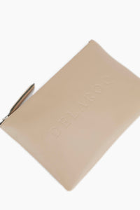 Delaroq Logo Heat Embossed Clutch