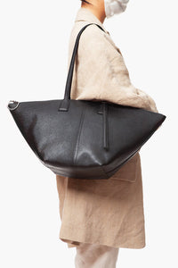 Concierge Tote: Medium Classic in Stamped Leather