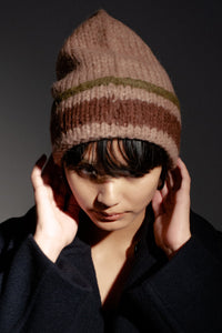 Superba Beanie in Malibu Rose with Stripe